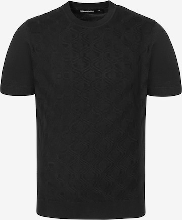 Maglietta ' 655006 ' di Karl Lagerfeld in nero: frontale