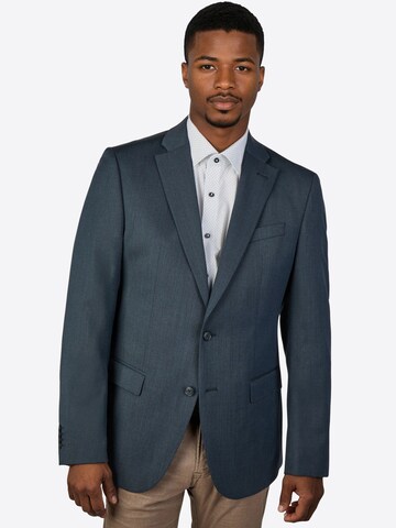 PIERRE CARDIN Slim Fit Sakko 'Grant' in melierter Optik in Blau: Vorderseite