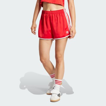 ADIDAS ORIGINALS Loose fit Pants 'Adicolor' in Red: front