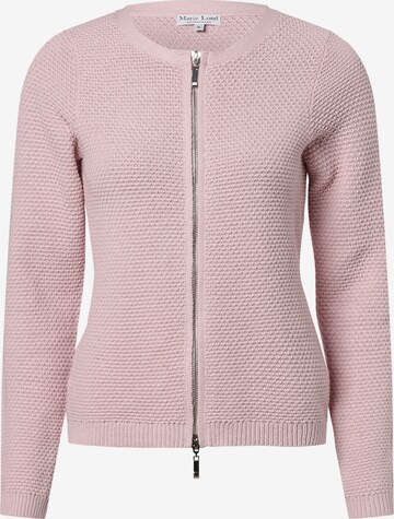 Cardigan Marie Lund en rose : devant