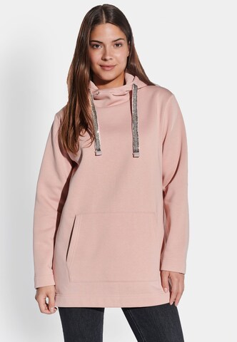 Sweat-shirt Vestino en rose : devant