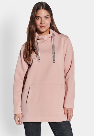 Vestino Sweatshirt in Roze: voorkant
