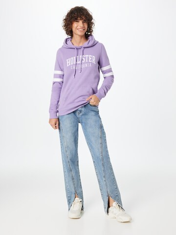 HOLLISTER Sweatshirt in Purple