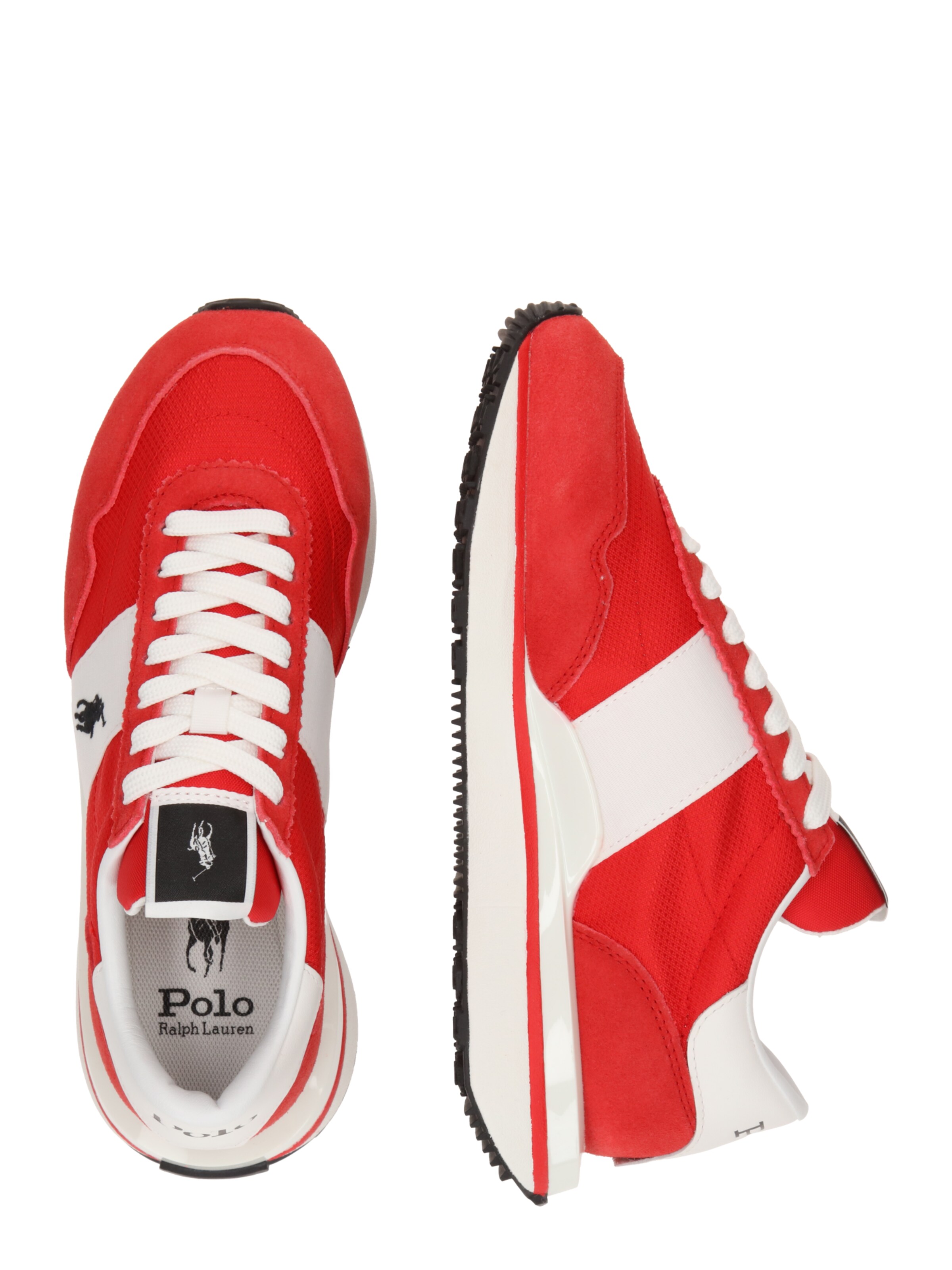 Polo Ralph Lauren Rövid szárú sportcipők 'TRAIN 89' - piros