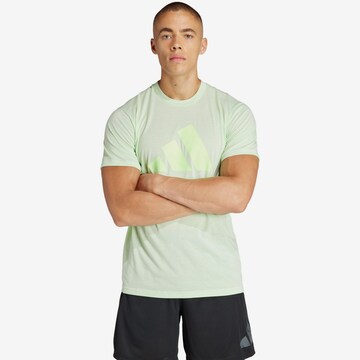 ADIDAS PERFORMANCE Performance Shirt 'LOGO' in Green