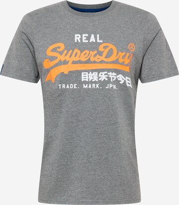 Superdry T-Shirt 'American Classic' in Grau: predná strana