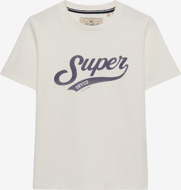 T-shirt Superdry & Co en blanc : devant