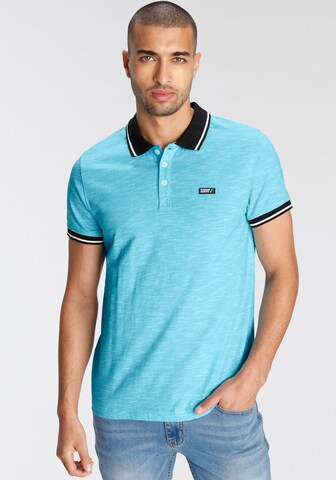 AJC Shirt in Blau: Vorderseite