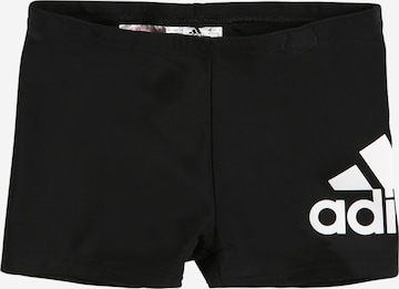 ADIDAS PERFORMANCE Athletic Swimwear 'Bagde of Sport ' in Black: front