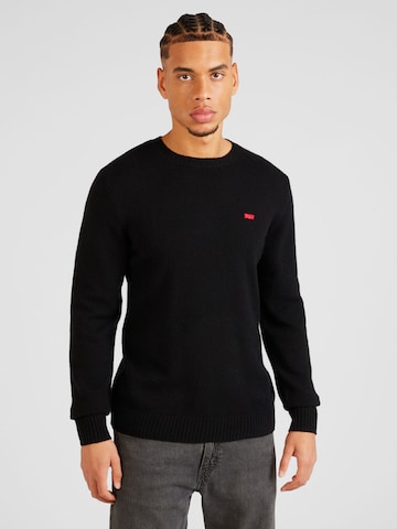 LEVI'S ® Trui 'Original HM Sweater' in Zwart: voorkant