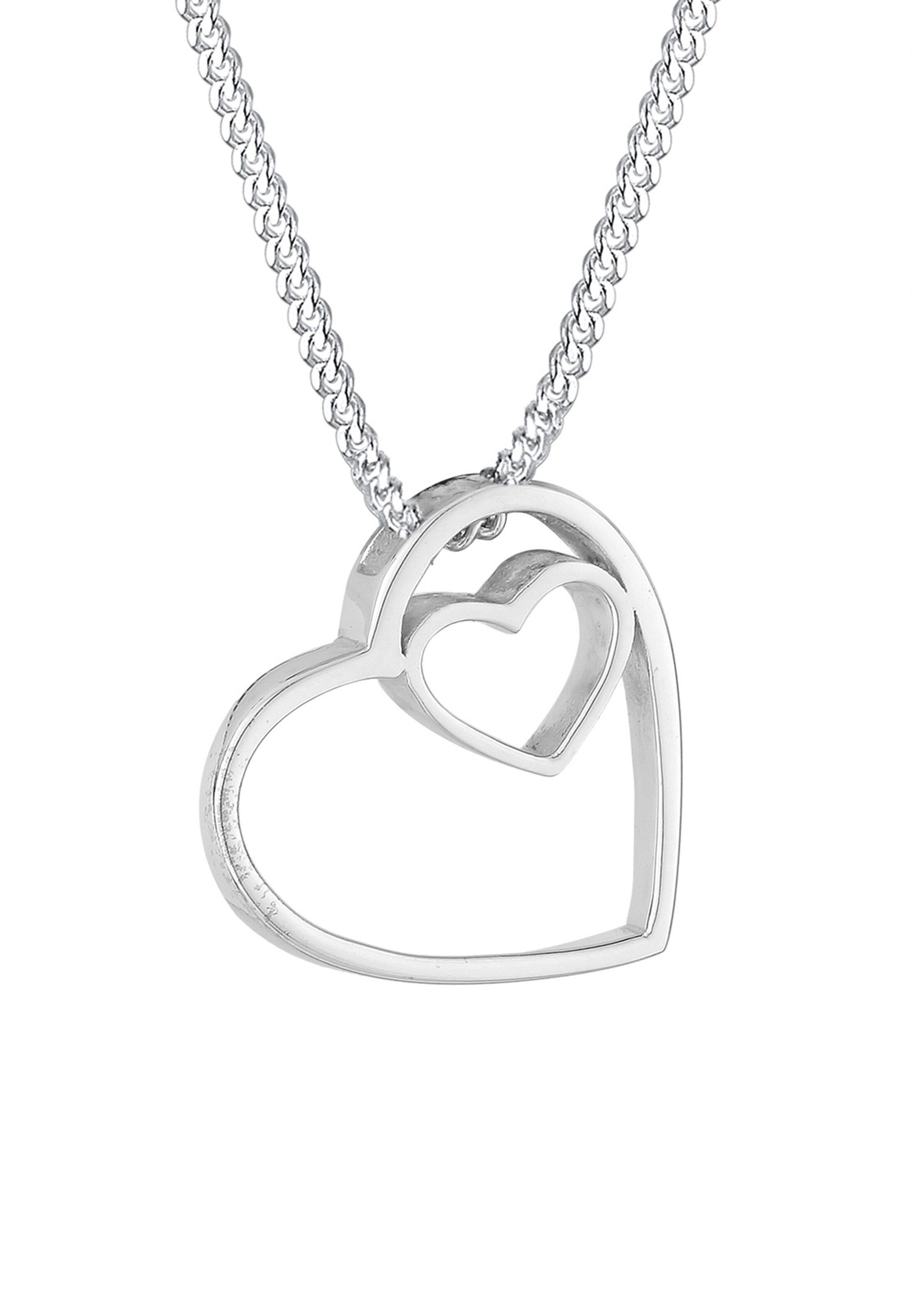 ELLI Necklace 'Herz' in Silver