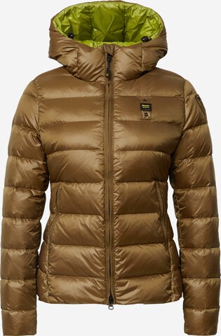 Blauer.USA Winter Jacket in Green: front