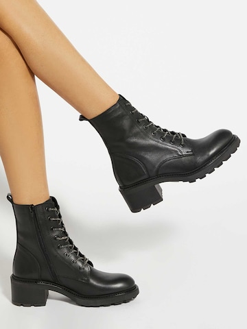 Bottines à lacets Dune LONDON en noir