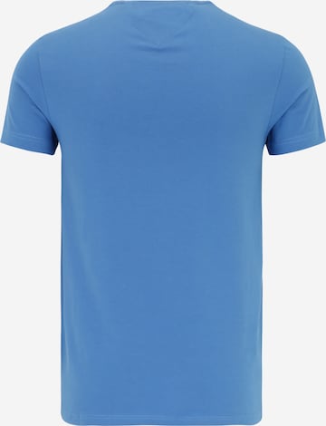 TOMMY HILFIGER Slim fit Majica | modra barva
