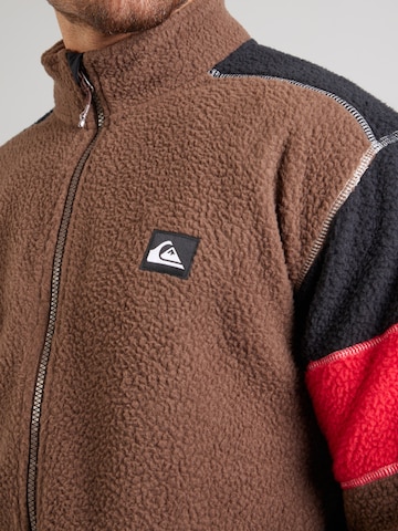 QUIKSILVER Funkcionalna jopa iz flisa 'CLEAN COAST BLO' | rjava barva