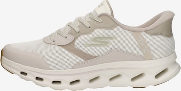 Baskets basses 'Slip-Ins: Go Walk Glide' SKECHERS en blanc : devant