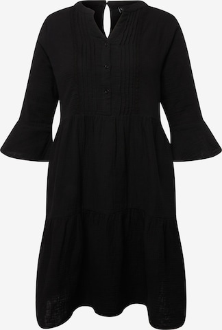 Robe Ulla Popken en noir : devant