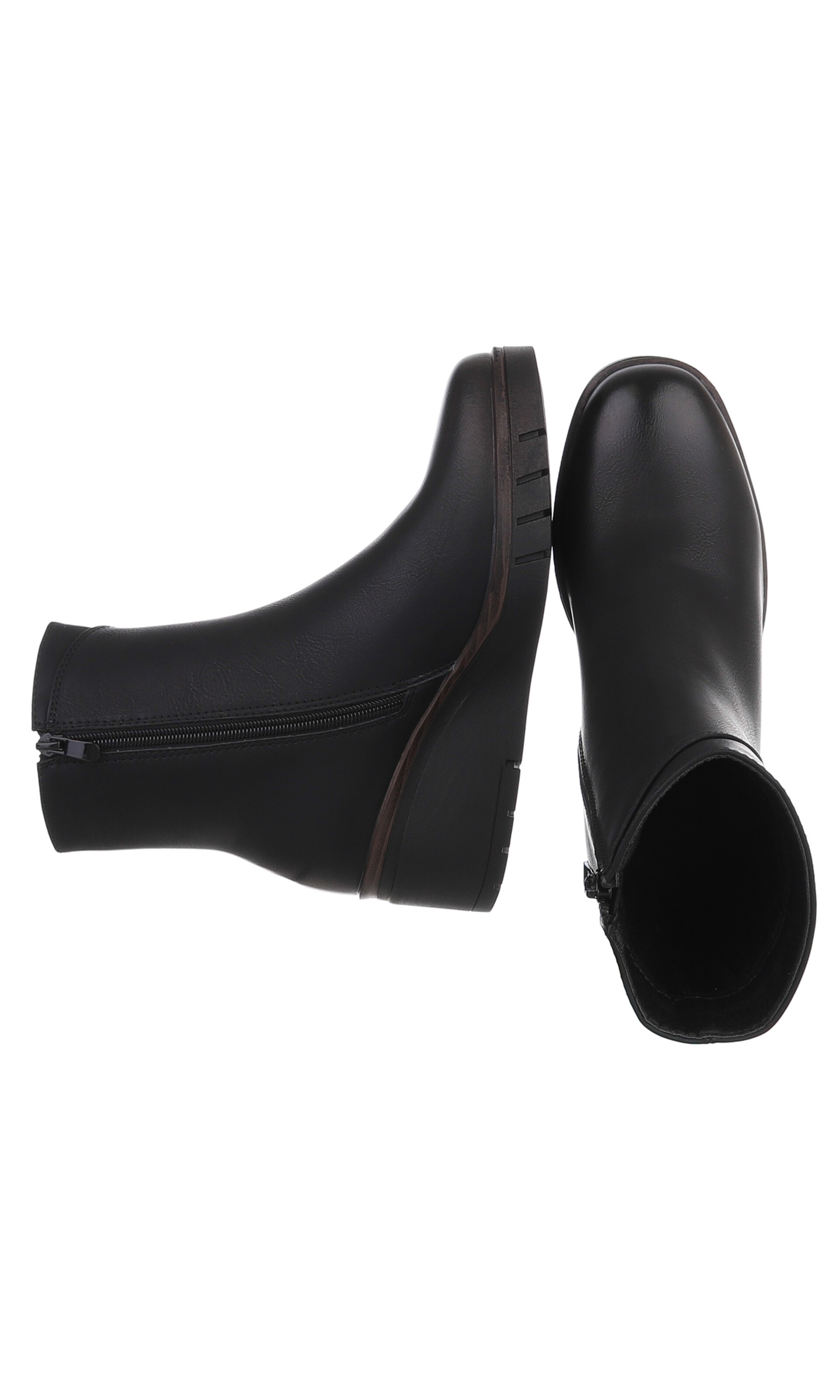 Ital-Design Stiefelette in Schwarz