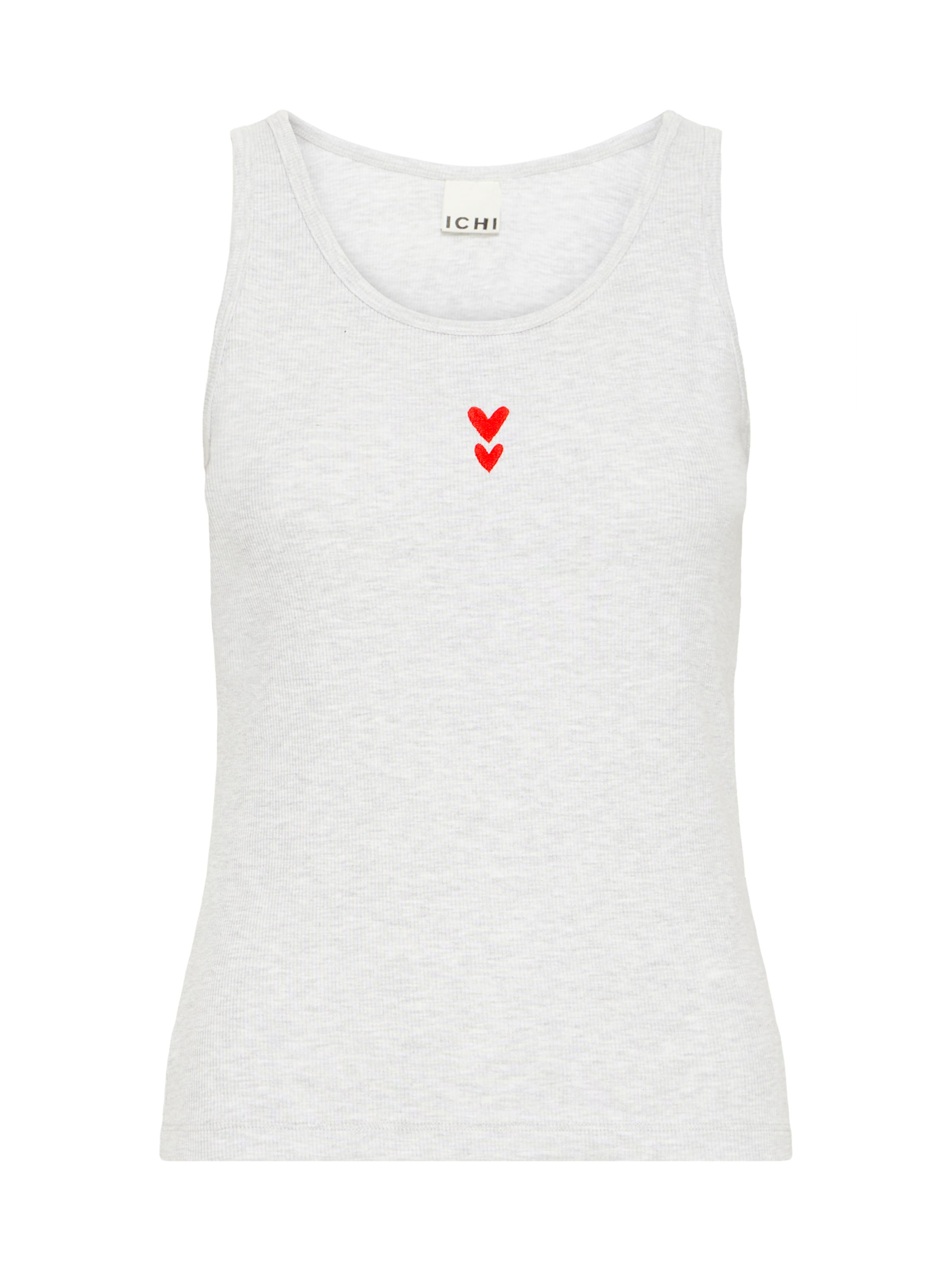 ICHI Топ 'ICHXNOELLE' в сиво: отпред