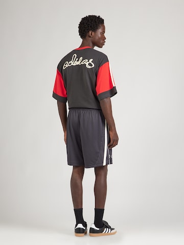 ADIDAS ORIGINALS Loosefit Παντελόνι 'SANTIAGO' σε μαύρο