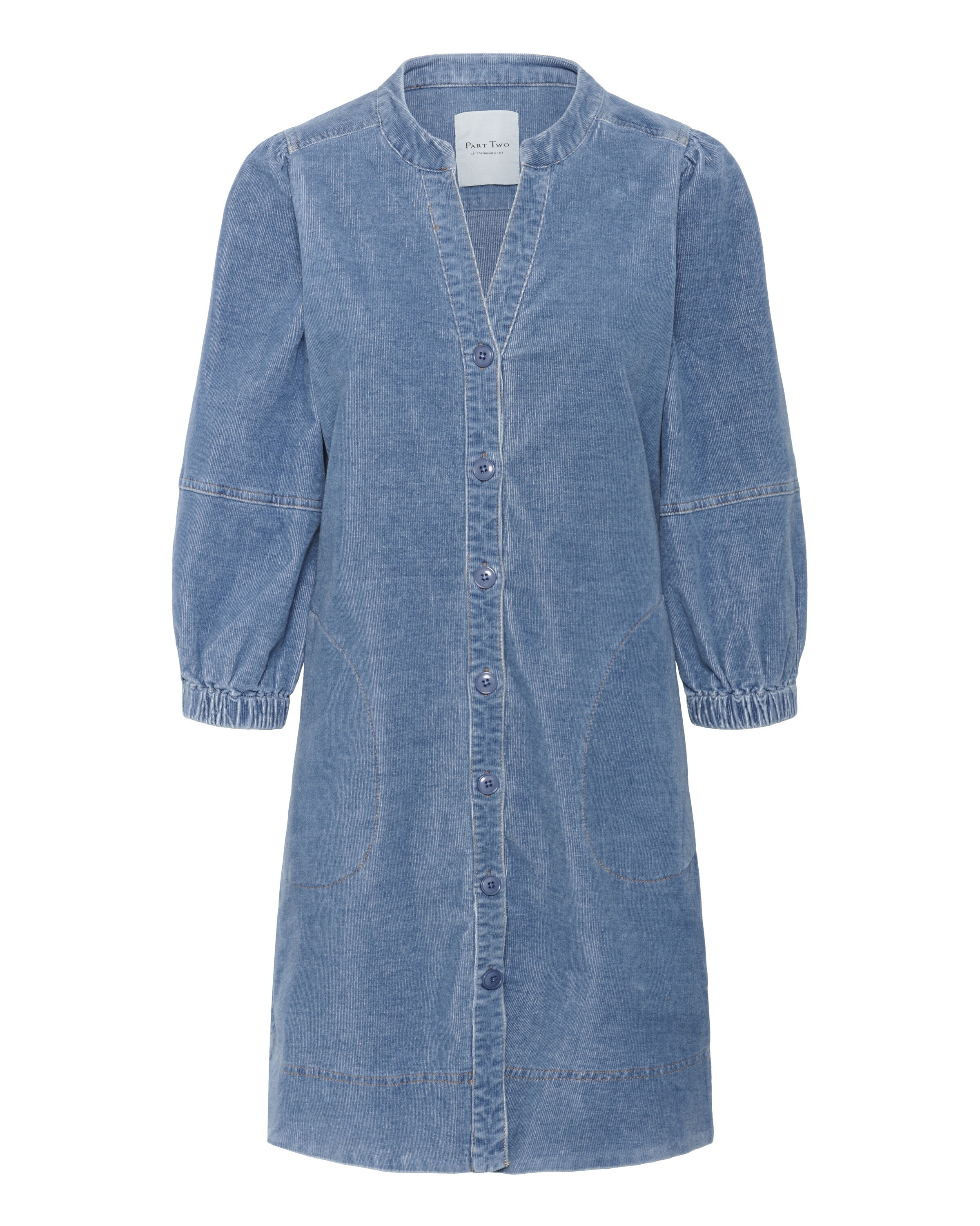 Part Two Kjole 'Sita ' i blå: forside