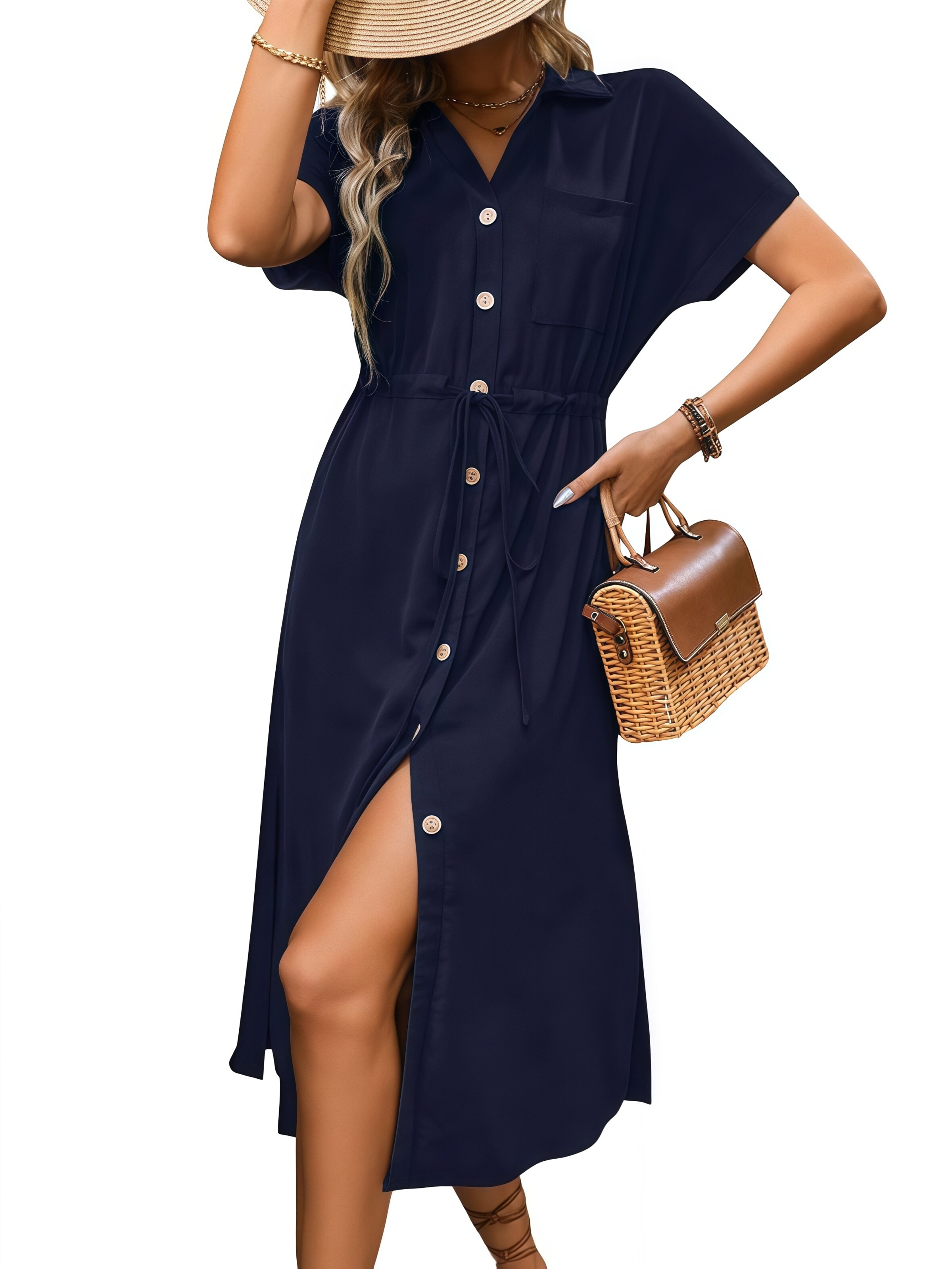 Yesfashion Kleid‌‌ in Blau