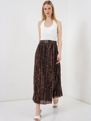 Bigdart Skirt in Brown