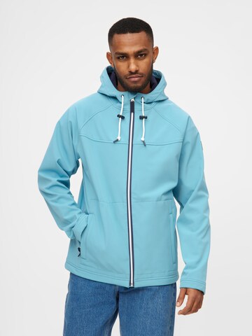 Derbe Jacke 'Isleby' in Blau: Vorderseite