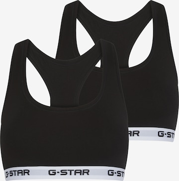G-STAR BH in Schwarz: Vorderseite
