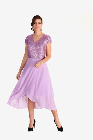 HERMANN LANGE Collection Evening Dress in Purple: front
