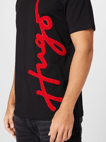 HUGO Red - Camisa 'Dyton' em preto