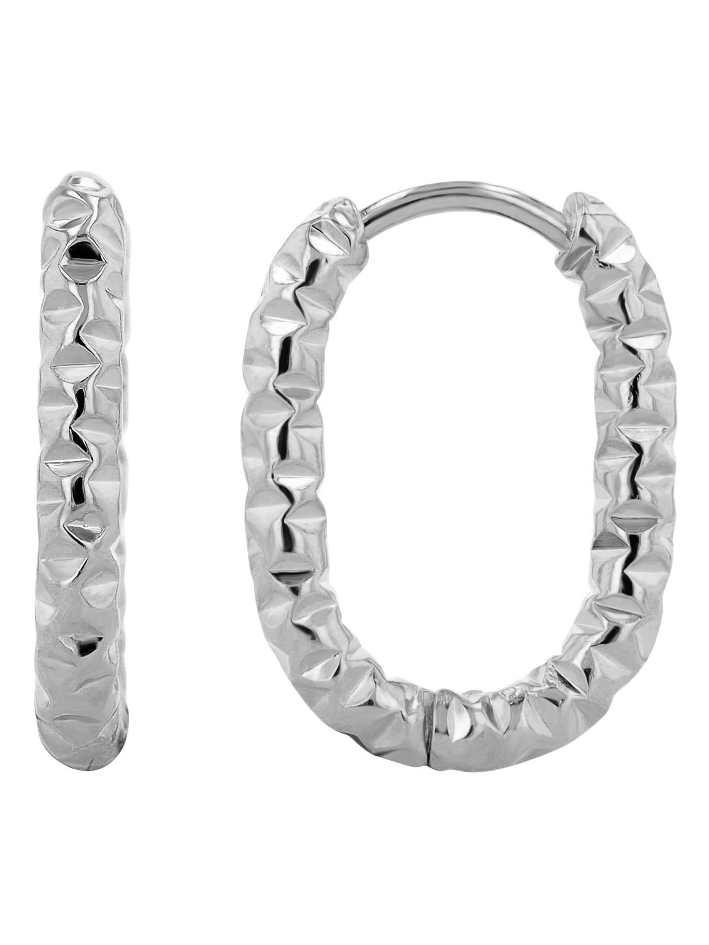 Akzent Earrings 'Nour, hautverträglich' in Silver