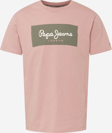 Pepe Jeans T-Shirt 'AARON' in Pink: predná strana