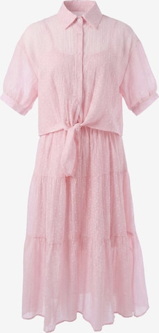 Robe Usha en rose : devant