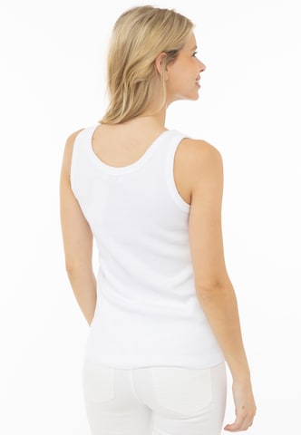 Zwillingsherz Tanktop in Weiß