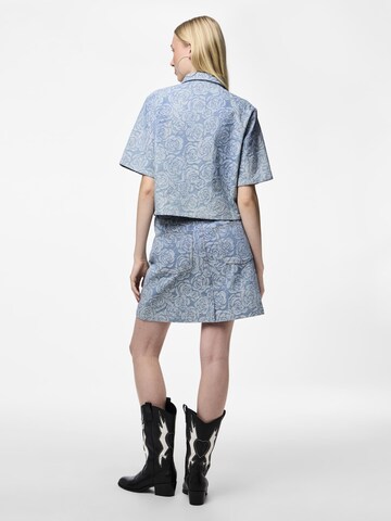 PIECES Bluse 'Kalyn' in Blau