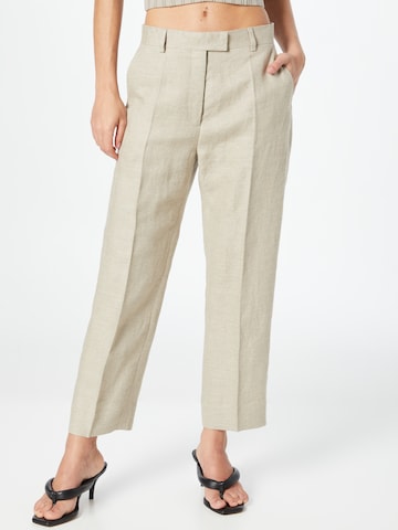 Tiger of Sweden Pleated Pants 'THERA' in Grey: front