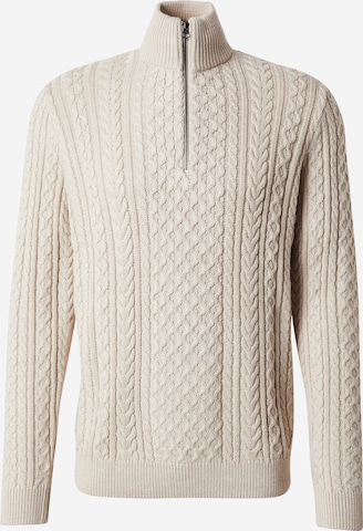 Pull-over 'JPRBLUSean' JACK & JONES en gris : devant
