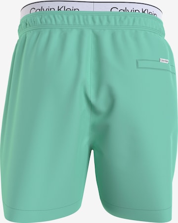 Calvin Klein Swimwear Plavecké šortky – zelená
