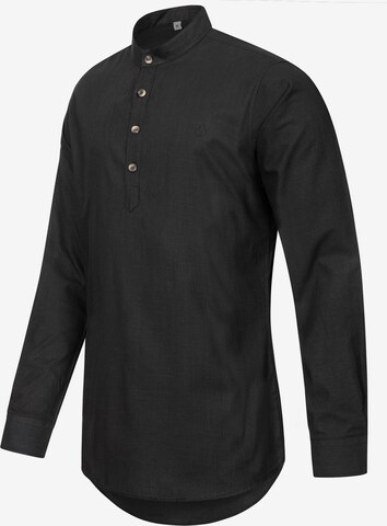 Indumentum Slim fit Button Up Shirt in Black