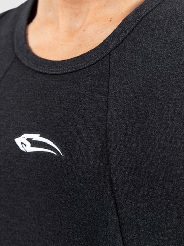 T-Shirt fonctionnel 'Wide' Smilodox en noir