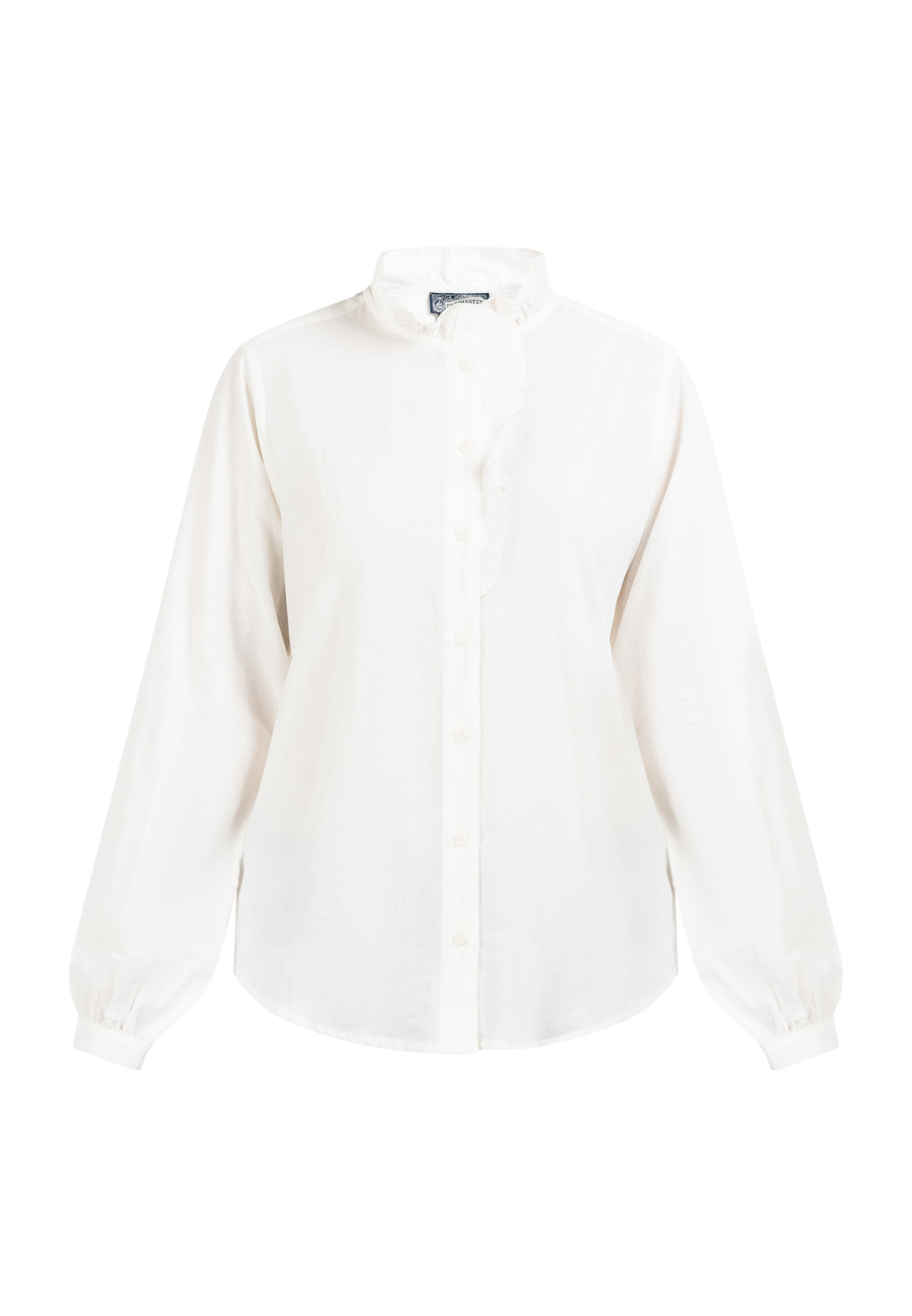 balts DreiMaster Vintage Blūze: no priekšpuses