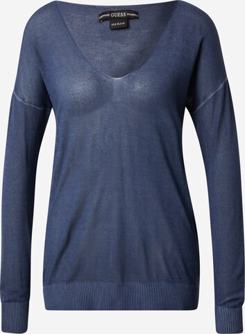 GUESS Sweater 'Sandra' in Blue: front