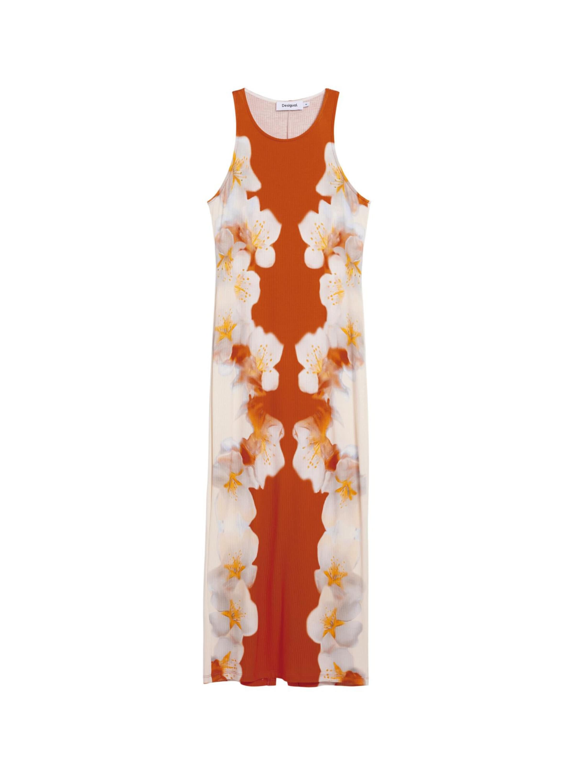 Desigual - Vestido em laranja: frente