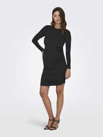 Only Maternity Stickad klänning 'Itsi' i svart