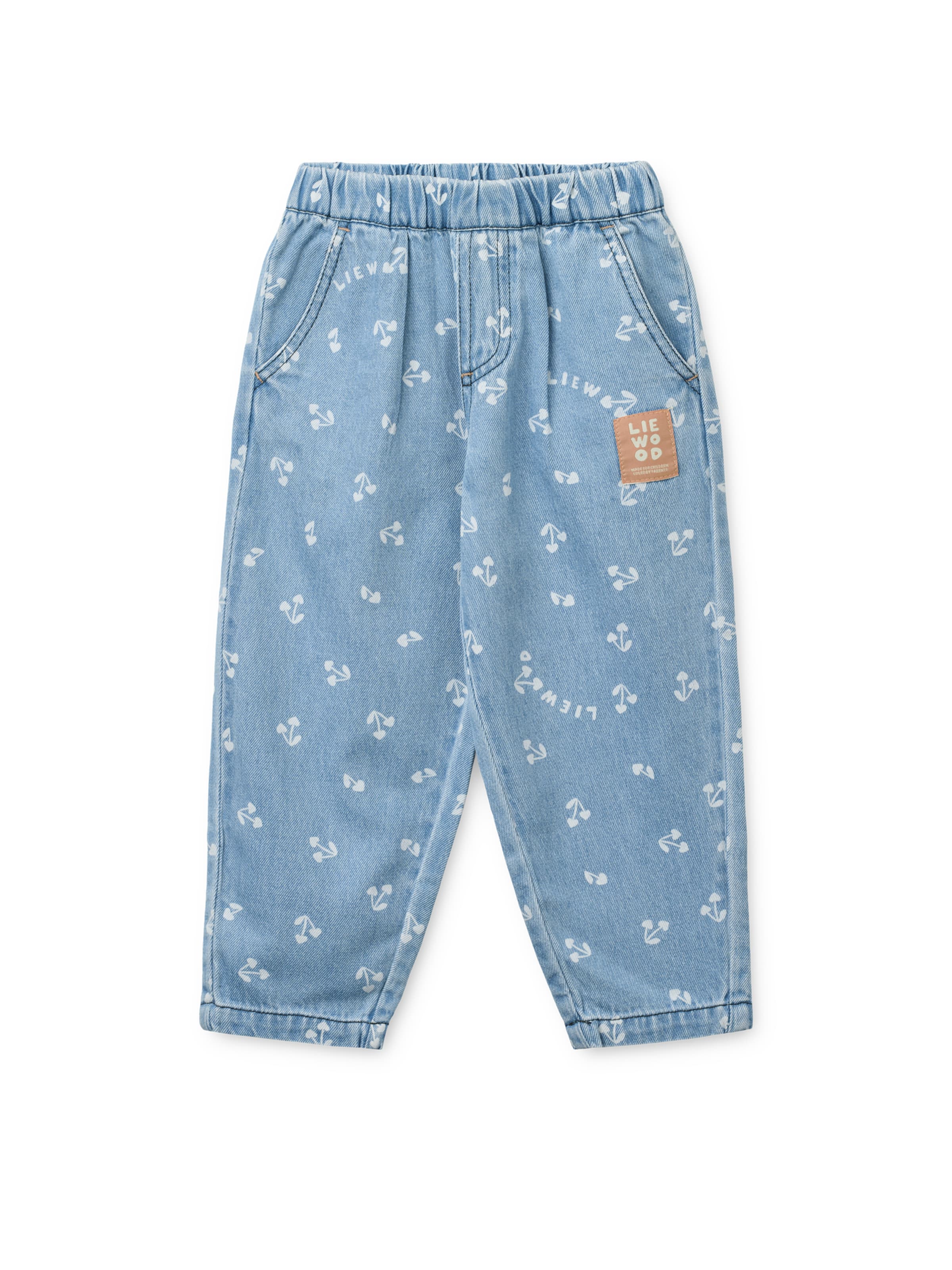 Liewood - Loosefit Vaquero 'Borris' en azul: frente