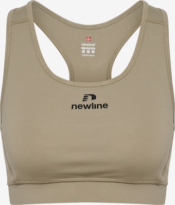 Newline Sport bh 'Lean' in Bruin: voorkant