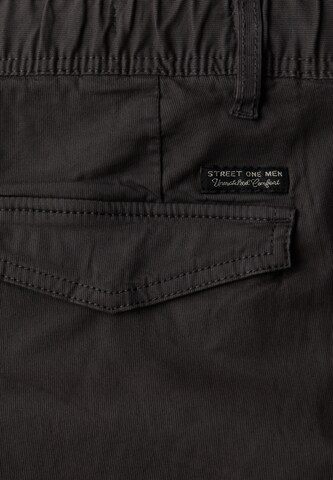 Street One MEN Regular Chino Pants in Grey