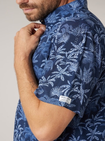 Coupe regular Chemise 'Wilson' Deeluxe en bleu