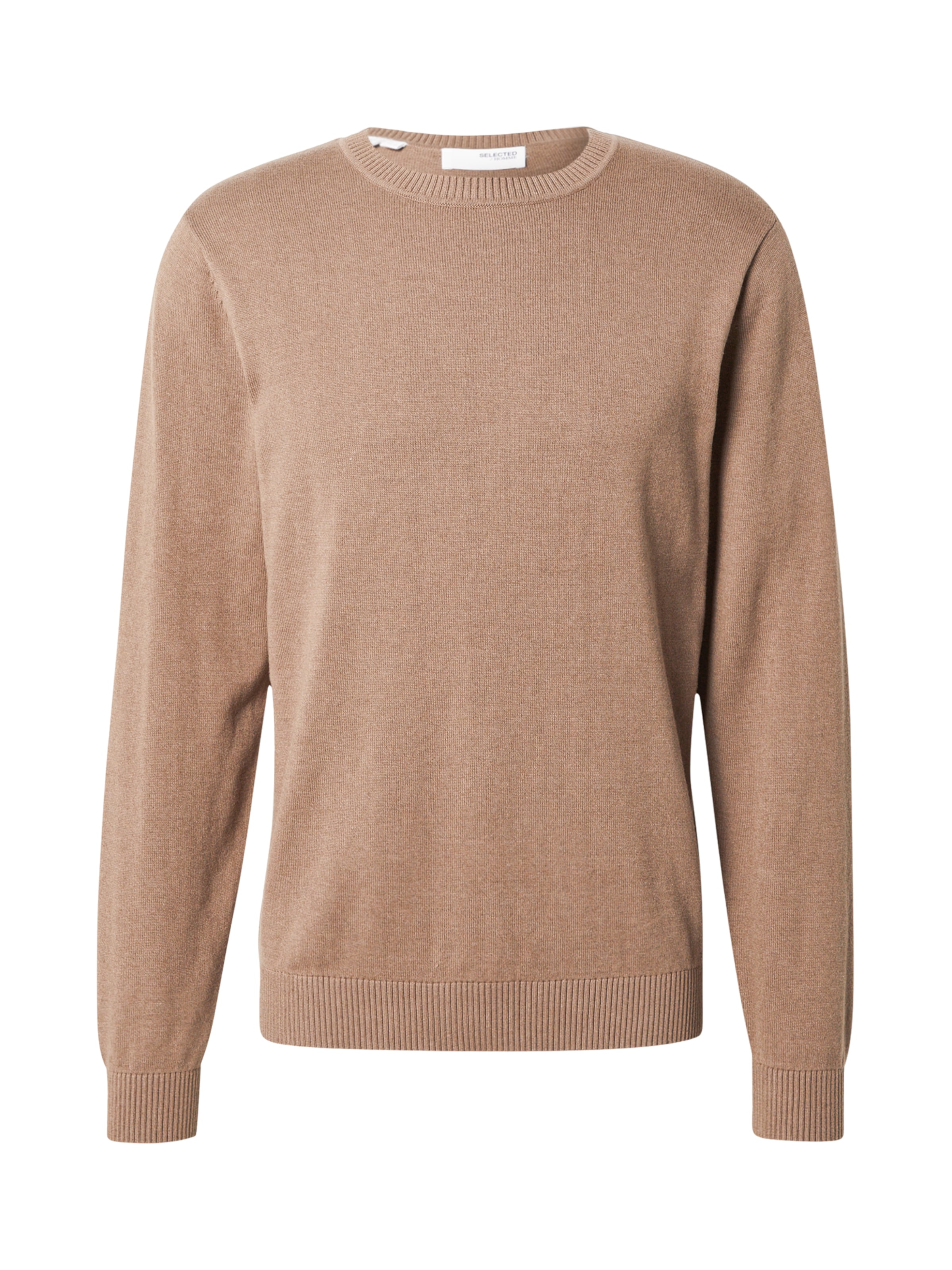 SELECTED Sweater 'SLHBERG' in Beige: front